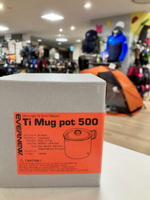 【商品入荷情報】EVERNEW ～Ti Mug pot 500