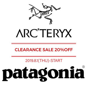 Arcteryx  Patagonia クリアランススタート！！