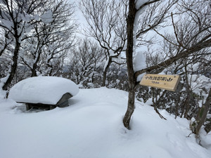 雪のふるさと歩道☆猿倉山～小佐波御前山☆スノーハイク♫